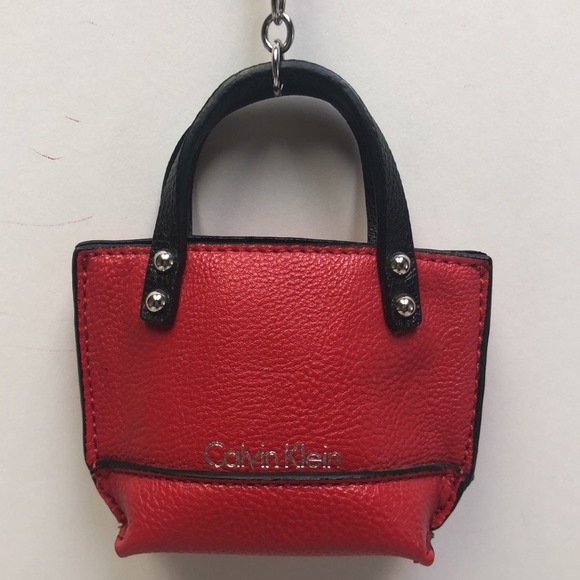 Calvin Klein Key Holder Red Pouch New - Picture 2 of 8